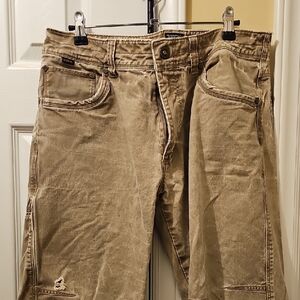 Kuhl Men's Distressed Tan Cargo Pants